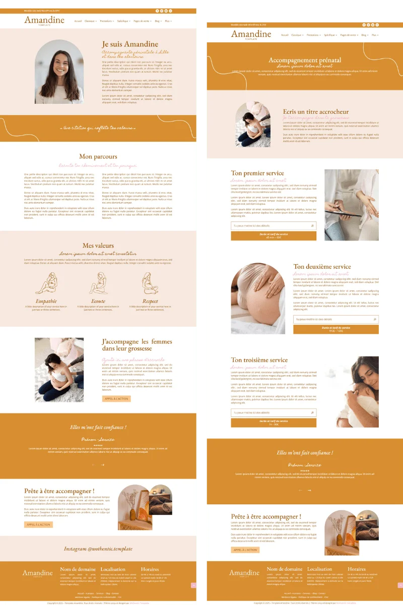 site-semi-personnalisable-amandine-modele