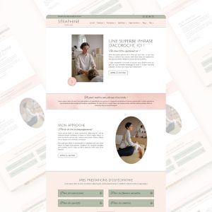 Site semi-personnalisable Séraphine